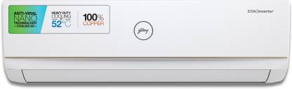 Godrej 1.5 Ton 3 Star Split Inverter Convertible 5-in-1 Cooling with Anti-Virus Protection AC - White, Gold