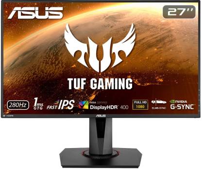 ASUS 27 inch Full HD LED Backlit IPS Panel Gaming Monitor (TUF VG279QM)  (Response Time: 1 ms, 280 Hz Refresh Rate)