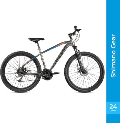 CRADIAC XC 900| 6061 ALLOY FRAME | SHIMANO ACERA | ZOOM LOCKOUT SUSPENSION 27.5 T Mountain Cycle  (24 Gear, Grey)