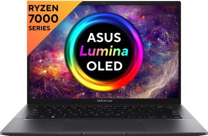 ASUS Zenbook 14 OLED (2023) AMD Ryzen 7 Octa Core 7730U - (16 GB/512 GB SSD/Windows 11 Home) UM3402YA-KM741WS Thin and Light Laptop  (14 Inch, Jade Black, 1.39 Kg, With MS Office)