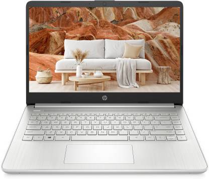 HP AMD Ryzen 5 Hexa Core 5500U - (8 GB/512 GB SSD/Windows 11 Home) 14s-fq1092au Thin and Light Laptop  (14 inch, Natural Silver, 1.46 Kg, With MS Office)