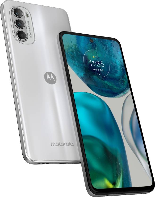 Motorola g52 (Metallic White, 64 GB)  (4 GB RAM)