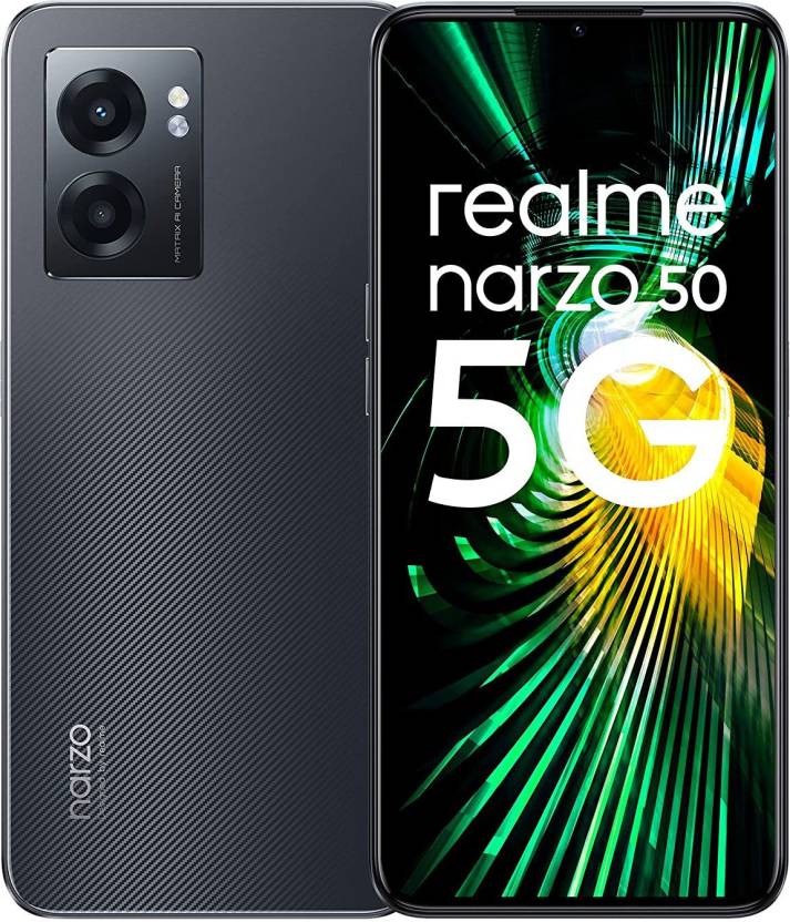 realme narzo 50 5G (Hyper Black, 128 GB)  (4 GB RAM)