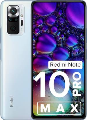 REDMI Note 10 Pro Max (Glacial Blue, 128 GB)  (6 GB RAM)