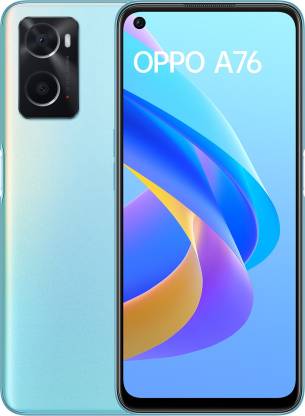 OPPO A76 (Glowing Blue, 128 GB)  (6 GB RAM)