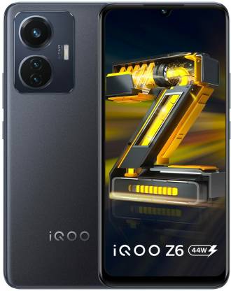 IQOO Z6 5G (dynamo black, 128 GB)  (4 GB RAM)