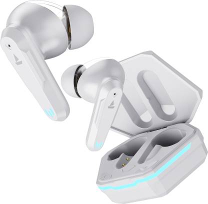 boAt Airdopes 191G with 6mm Dual Drivers, Quad Mics ENx Tech & Beast Mode for Gaming Bluetooth Headset  (White Siberia, True Wireless)