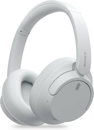 SONY WH-CH720N Active Noise Cancelling, 50 Hrs. Battery life, Multipoint Connection Bluetooth Headset  (White, On the Ear)