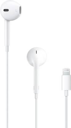 APPLE EarPods with Lightning Connector Wired Headset  (White, In the Ear)