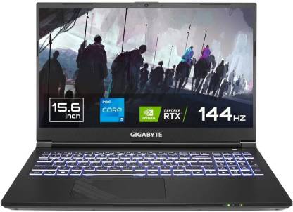 GIGABYTE G5 GE-51IN213SH Core i5 12th Gen 12500H - (8 GB/512 GB SSD/Windows 11 Home/4 GB Graphics/NVIDIA GeForce RTX 3050) RC55GE Gaming Laptop  (15.6 inch, Black, 3.11 Kg, With MS Office)