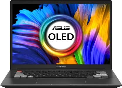 ASUS Vivobook Pro 14X OLED with ASUS DialPad Ryzen 9 Octa Core AMD R9-5900HX - (16 GB/1 TB SSD/Windows 11 Home/4 GB Graphics/NVIDIA GeForce RTX 3050 Ti) M7400QE-KM046WS Creator Laptop  (14 inch, Black, 1.45 kg, With MS Office)