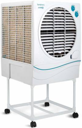 Symphony 70 L Desert Air Cooler  (White, Jumbo with_Trolley)