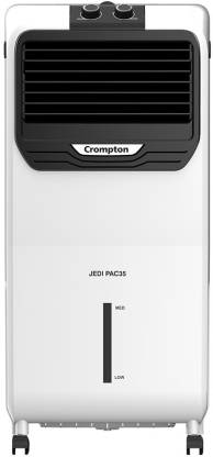 Crompton 35 L Room/Personal Air Cooler  (White, Black, Jedi PAC)