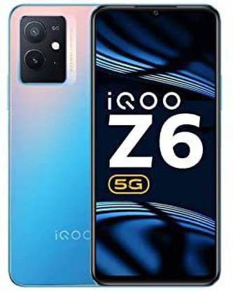 IQOO Z6 5G (Chromatic Blue, 128 GB)  (4 GB RAM)