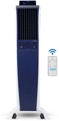 Symphony 55 L Tower Air Cooler  (White, BLDC Technology DiET 3D 55B)