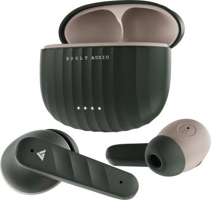 Boult Audio X45 with Quad Mic ENC, 40H Playtime, 45ms Ultra Low Latency, Made In India, 5.3 Bluetooth Headset  (Green, True Wireless)