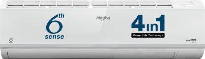 Whirlpool Convertible 4-in-1 Cooling 2023 Model 0.8 Ton 3 Star Split Inverter 6th Sense Technology AC - White  (Magicool 08T 3S INV CNV S3I1AJ0 (SAl10B33MCJ0), Copper Condenser)