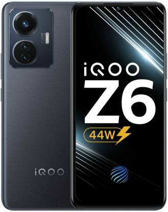 IQOO Z6 44W (Raven Black, 128 GB)  (4 GB RAM)