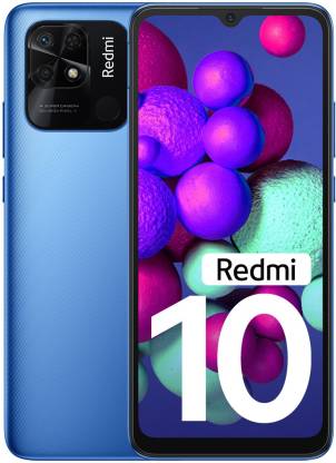 REDMI 10 (Pacific Blue, 128 GB)  (6 GB RAM)#JustHere