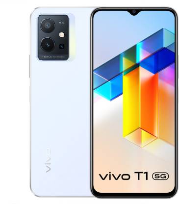 vivo T1 5G (Silky White, 128 GB)  (4 GB RAM)