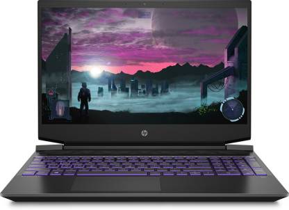 HP Pavilion Gaming AMD Ryzen 7 Octa Core AMD R7-5800H - (16 GB/512 GB SSD/Windows 11 Home/4 GB Graphics/NVIDIA GeForce RTX 3050/144 Hz) 15-EC2146AX Gaming Laptop  (15.6 inch, Shadow Black & Ultra Violet, 1.98 kg)