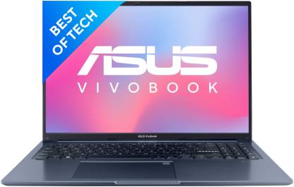 ASUS VivoBook 16X AMD Ryzen 7 Octa Core 5800HS - (16 GB/512 GB SSD/Windows 11 Home) M1603QA-MB711WS Thin and Light Laptop  (16 Inch, Quiet Blue, 1.80 Kg, With MS Office)
