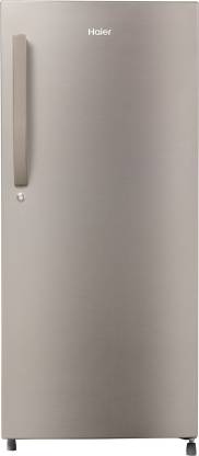 Haier 195 L Direct Cool Single Door 5 Star Refrigerator  (Brushline Silver, HED-20FDS)