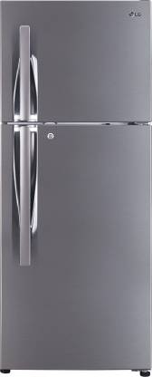 LG 260 L Frost Free Double Door 3 Star Refrigerator  (Shiny Steel, GL-I292RPZL)