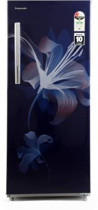 Panasonic 202 L Direct Cool Single Door 2 Star Refrigerator  (Blue Single Flower, NR-AC20SA2X1)