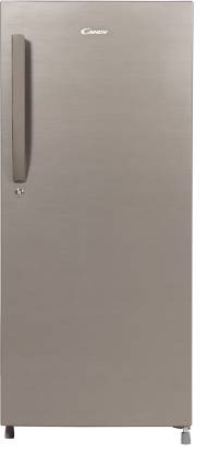 CANDY 195 L Direct Cool Single Door 3 Star Refrigerator  (Brushline Silver, CSD1953BS)
