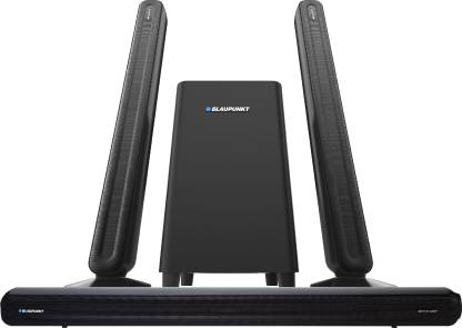 Blaupunkt SBW600 5.1 Soundbar with 8 Inch Subwoofer and Wireless Rear Satellite 360 W Bluetooth Home Theatre  (Black, 5.1 Channel)