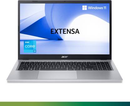 Acer Extensa (2023) Intel Intel Core i3 12th Gen N305 - (8 GB/512 GB SSD/Windows 11 Home) EX215-33 Thin and Light Laptop  (15.6 Inch, Pure Silver, 1.7 Kg, With MS Office)
