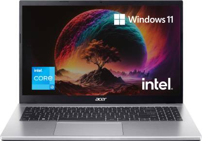Acer Aspire 3 Intel Core i3 12th Gen - (8 GB/512 GB SSD/Windows 11 Home) A315-59-329J Thin and Light Laptop  (15.6 inch, Pure Silver, 1.7 Kg, With MS Office)