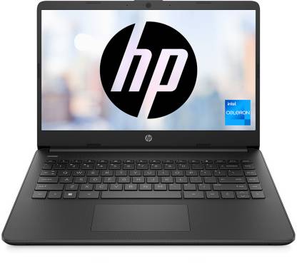 HP Intel Celeron Dual Core N4500 - (8 GB/256 GB SSD/Windows 11 Home) 14s-dq3037tu Thin and Light Laptop  (14 inch, Jet Black, 1.46 Kg, With MS Office)