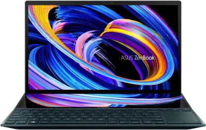 ASUS ZenBook Duo 14 (2021) Touch Panel Intel EVO Intel Core i7 11th Gen 1165G7 - (16 GB/1 TB SSD/Windows 10 Home) UX482EA-HY777TS Thin and Light Laptop  (14 inch, Celestial Blue, 1.57 kg, With MS Office)