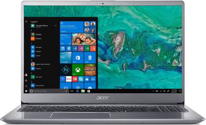 Acer Swift 3 Core i5 8th Gen 8250U - (8 GB + 16 GB Optane/1 TB HDD/Windows 10 Home/2 GB Graphics) SF315-52G Laptop  (15.6 inch, Sparkly Silver, 2.1 kg)
