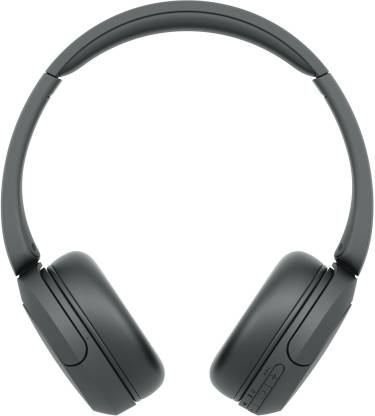 SONY WH-CH520 with 50 Hrs Playtime, DSEE Upscale, Multipoint Connection/Dual Pairing Bluetooth Headset  (Black, On the Ear)