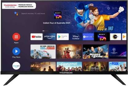 Thomson 9A Series 108 cm (43 inch) Full HD LED Smart Android TV with Bezel Less Display  (43PATH0009 BL)