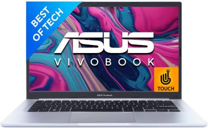 ASUS Vivobook 14 Touchscreen Intel P-Series Intel Core i3 12th Gen 1220P - (8 GB/512 GB SSD/Windows 11 Home) X1402ZA-MW312WS Thin and Light Laptop  (14 Inch, Icelight Silver, 1.50 kg, With MS Office)