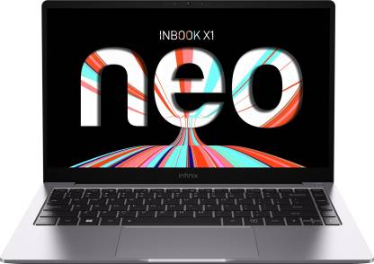Infinix INBook X1 Neo Series Intel Celeron Quad Core N5100 - (8 GB/256 GB SSD/Windows 11 Home) XL22 Thin and Light Laptop  (14 inch, Starfall Grey, 1.24 kg)