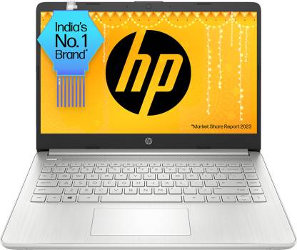 HP AMD Ryzen 3 Quad Core 5300U - (8 GB/512 GB SSD/Windows 11 Home) fq1089au Thin and Light Laptop  (14 Inch, Natural Silver, 1.46 Kg kg, With MS Office)