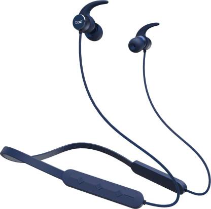 boAt Rockerz 255 Pro Made in India with upto 10 Hours Playback & ASAP Charge Bluetooth Headset  (Navy Blue Indi, In the Ear)