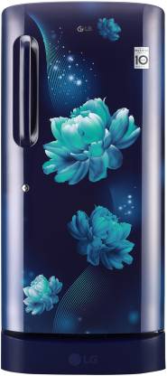LG 205 L Direct Cool Single Door 5 Star Refrigerator with Base Drawer with Smart Inverter Compressor, Humidity Controller & Moist 'N' Fresh (Blue Charm, GL-D221ABCU) LG 205 L Direct Cool Single Door 5 Star Refrigerator with Base Drawer with Smart Inverter Compressor, Humidity Controller & Moist 'N' Fresh (Blue Charm, GL-D221ABCU)