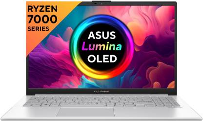 ASUS Vivobook Go 15 OLED (2023) Ryzen 5 Quad Core 7520U - (8 GB/512 GB SSD/Windows 11 Home) E1504FA-LK521WS Thin and Light Laptop (15.6 Inch, Cool Silver, 1.63 Kg, With MS Office) ASUS Vivobook Go 15 OLED (2023) Ryzen 5 Quad Core 7520U - (8 GB/512 GB SSD/Windows 11 Home) E1504FA-LK521WS Thin and Light Laptop (15.6 Inch, Cool Silver, 1.63 Kg, With MS Office)
