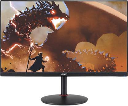 Acer Nitro 27 inch Quad HD LED Backlit IPS Panel Height Adjustable Gaming Monitor (XV272U)  (Response Time: 1 ms, 144 Hz Refresh Rate)