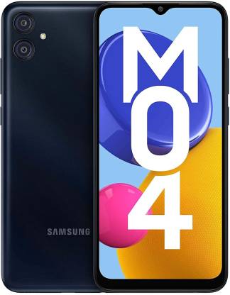 SAMSUNG Galaxy M04 (Dark Blue, 128 GB) (4 GB RAM)