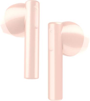 Mivi DuoPods F50 with 50 Hrs Playtime I13mm Drivers|Fast Charging Bluetooth Headset  (Coral, In the Ear)