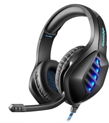 Cosmic Byte GS430 Wired Headset  (Black, On the Ear)