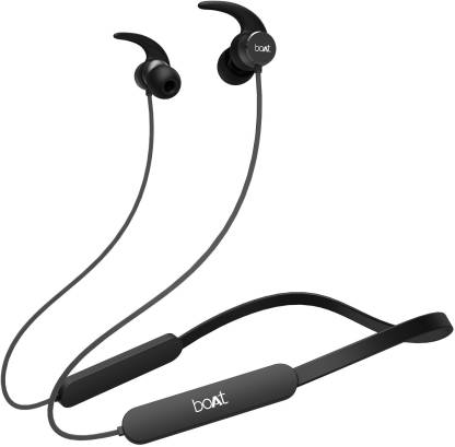 boAt Rockerz 255F Pro with ASAP Charge and upto 10 Hours Playback Bluetooth Headset  (Active Black, In the Ear)