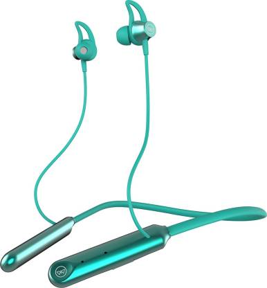 Wings Phantom 205 Neck band with touch controls Bluetooth Gaming Headset  (Teal, In the Ear)